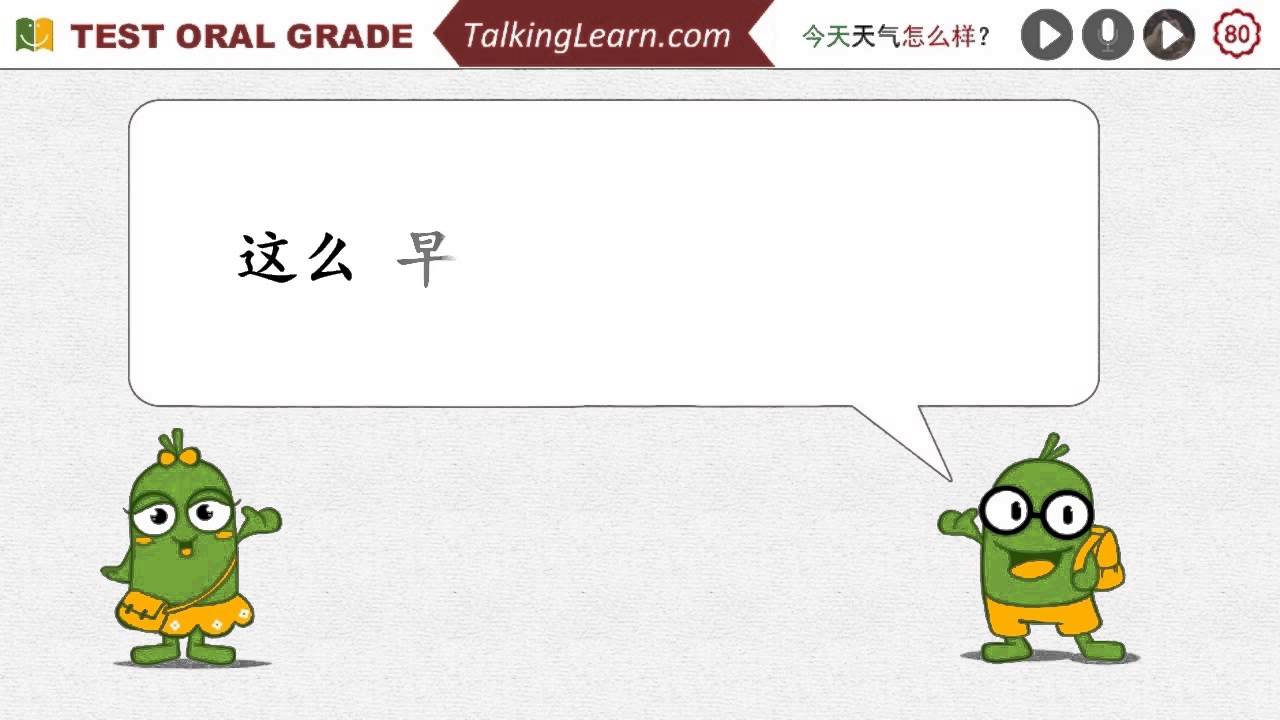 Learn to speak oral Mandarin Chinese for school life (HSK level 2 ...