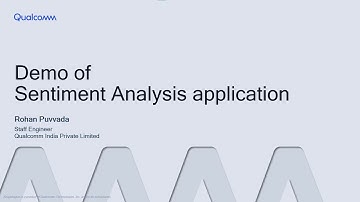 Sentiment Analysis Application Demo