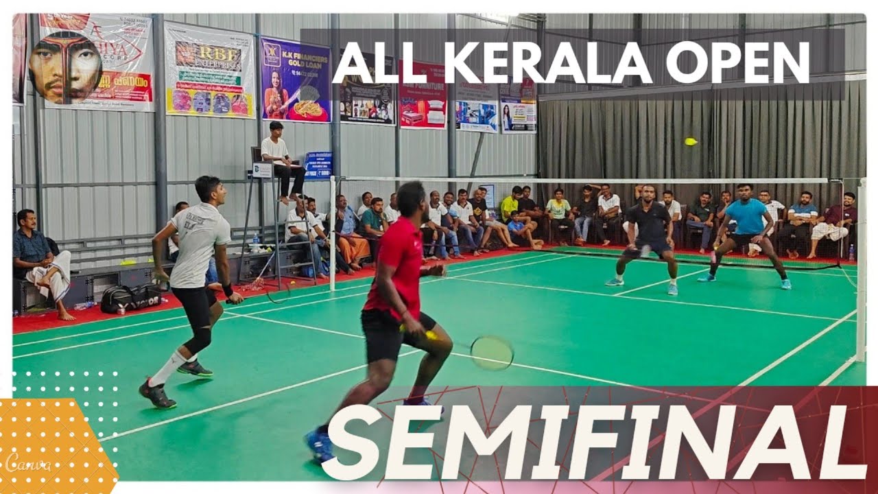 AMBILI/GANESH VS LOKESH/DHARMA:DOUBLES OPEN BADMINTON TOURNAMENT NENMARA 2024