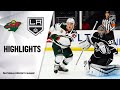 Wild @ Kings 1/14/21 | NHL Highlights