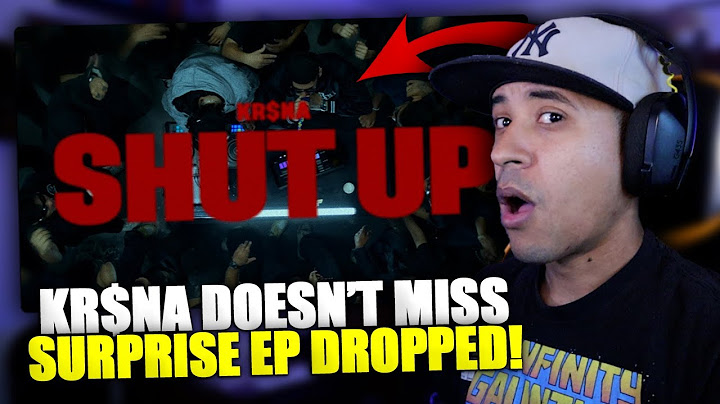 KR$NA DROPPED A SURPRISE EP?! | KR$NA - Shut up | Official Music Video (Reaction)