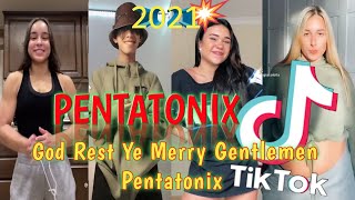 God Rest Ye Merry Gentlemen Pentatonix tiktok compliation best dances 2021 || PENTATONIX TIKTOK 2021
