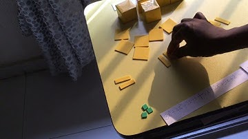 Combining like terms with Algebra Tiles - Montessori Elementary Math - Algebra (1 of 2)