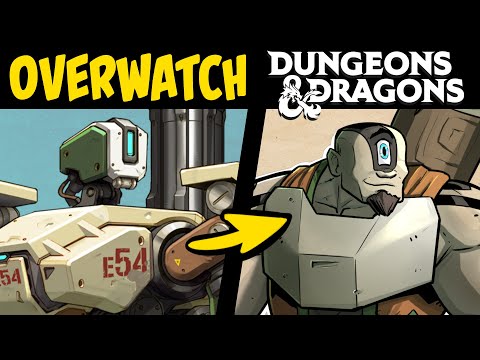 What if OVERWATCH Heroes were in DUNGEONS AND DRAGONS? (Celebrating Overwatch 2)