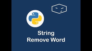 string remove word in python 😀