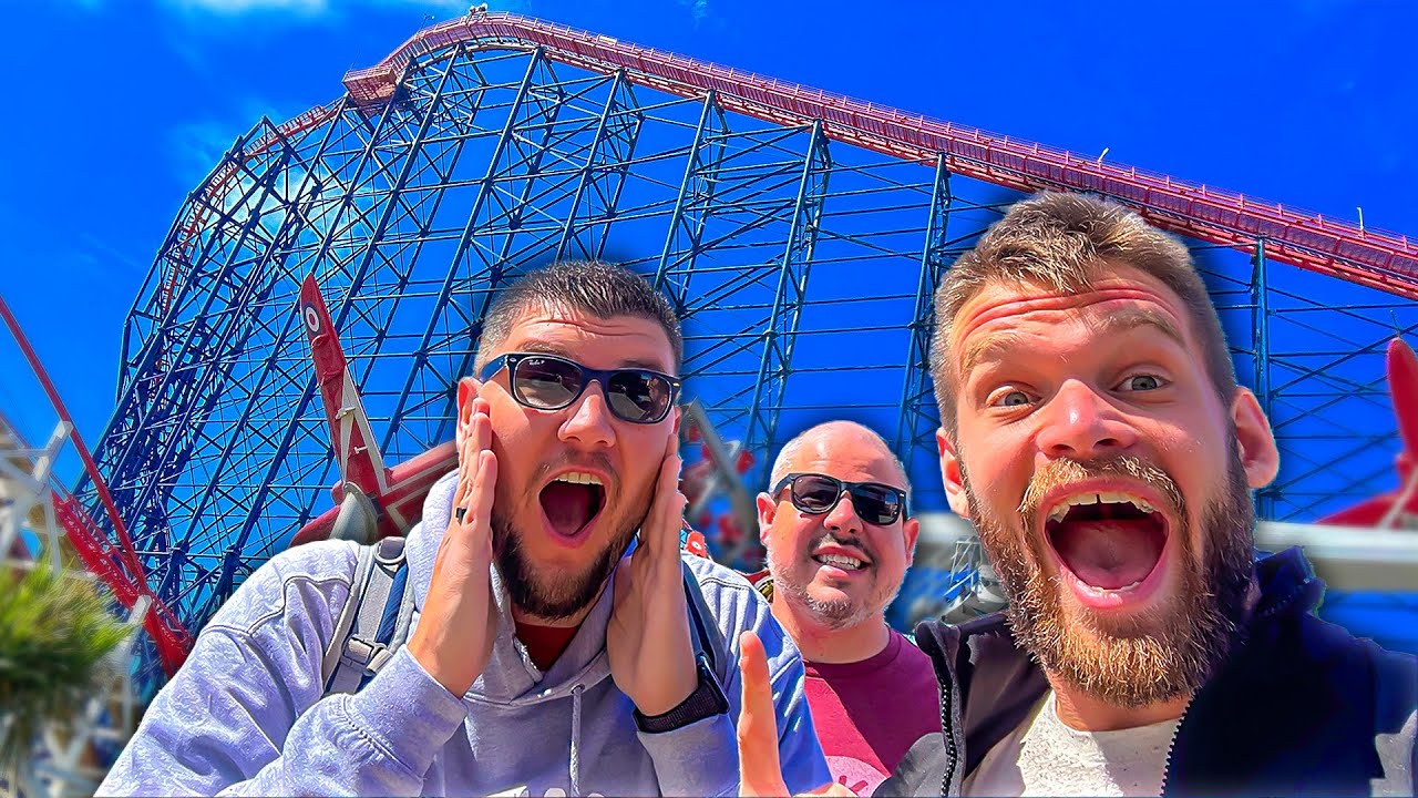 AMERICANS EXPERIENCE BLACKPOOL PLEASURE BEACH!