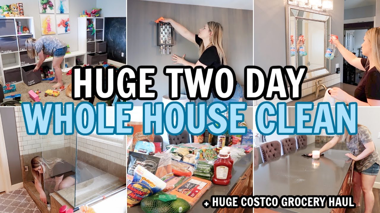 HUGE WHOLE HOUSE CLEAN WITH ME / DAYS OF SPEED CLEANING MOTIVATION / SUMMER CLEANING ROUTINE 2021