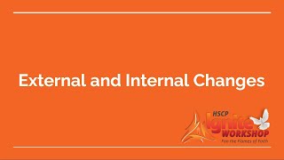 External and Internal Changes - Ignite Workshop Fall 2024