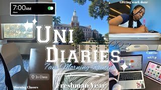 Uni Diaries| My 7 a.m. Morning Routine as a College Freshman ⋆ ˚｡⋆୨୧˚