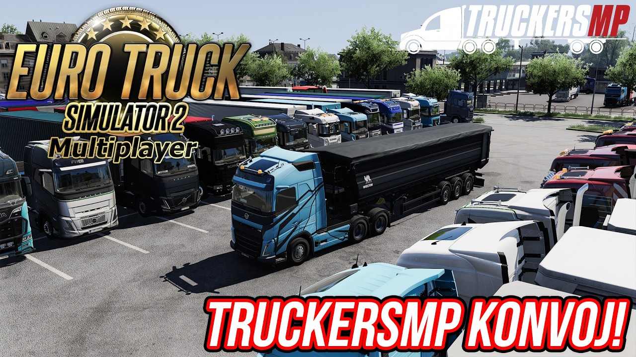 🔴 STREAM: EURO TRUCK SIMULATOR 2 TRUCKERSMP KONVOJ | Start: N57 u Rotterdam, SIM 1 | 28.6.2026