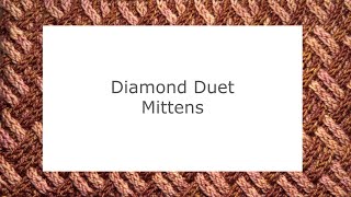 Diamond Duet Mittens