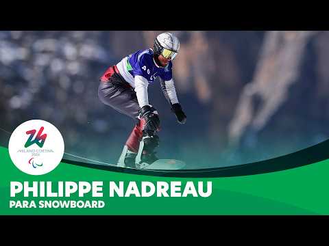 🇨🇦 Philippe Nadreau Takes on  Men’s Banked Salalom SB-LL2 Banked Slalom at Milano Cortina 2026