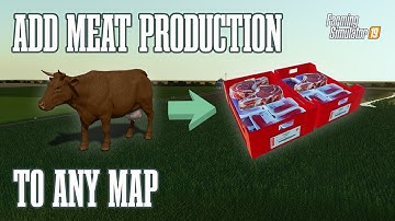 Add Meat Production To Any Map - Global Company Mods - Farming Simulator 19