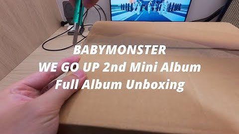 BABYMONSTER WE GO UP 2nd Mini Album Full Album Unboxing 4K