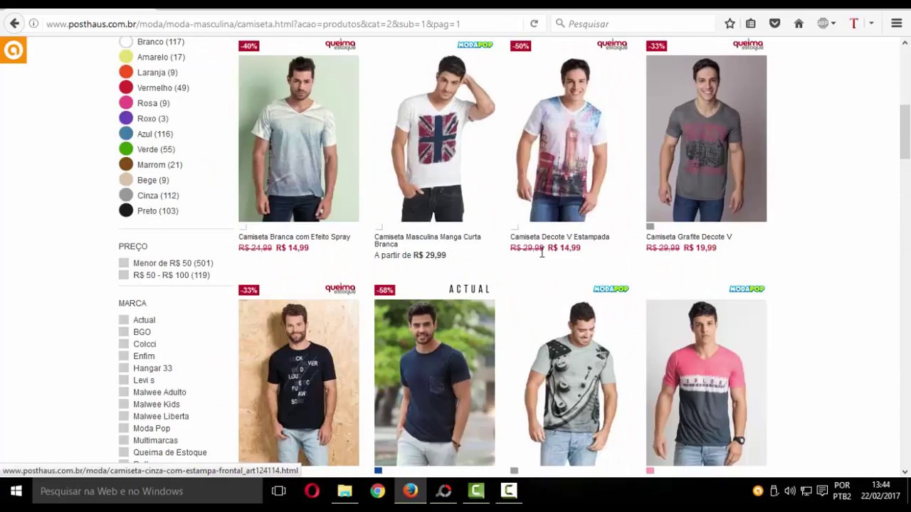 sites para comprar roupas online