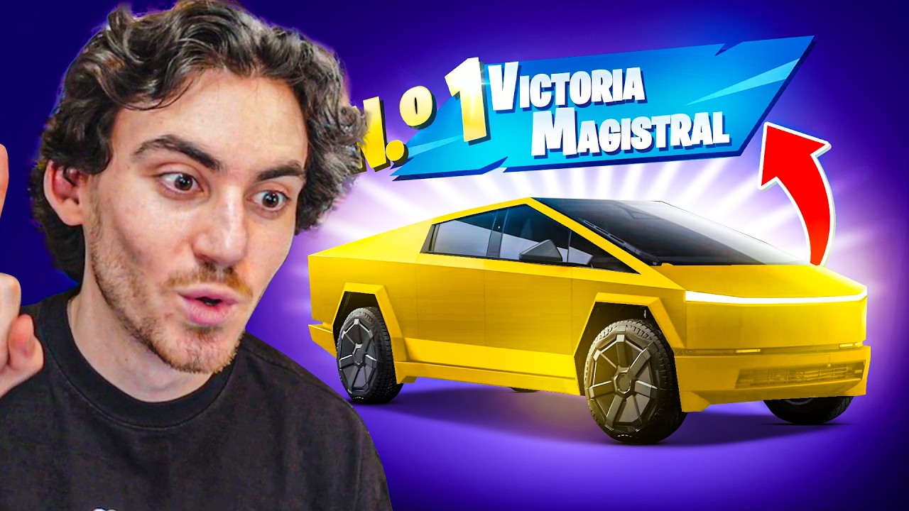 FORTNITE PERO SOLO USO el NUEVO CYBERTRUCK