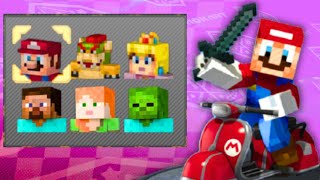 Minecraft in Mario Kart!