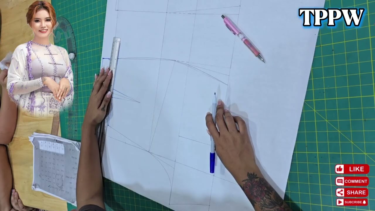 #ဆရာမသန္တာဖူးဖူးဝေ#Than Dar Phoo Phoo Wai# စတိုင်ဗန်အတိုအပွချုပ်နည်း # စက်ချုပ်ပညာဒါန 