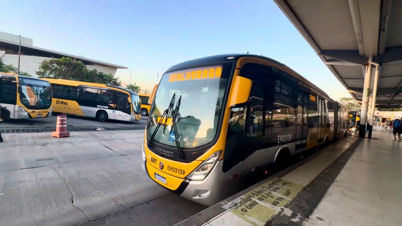 BRT Mobi-RIO Linha 12 | Do Terminal Pingo d'água ao Terminal Alvorada (Expresso - Trajeto completo)