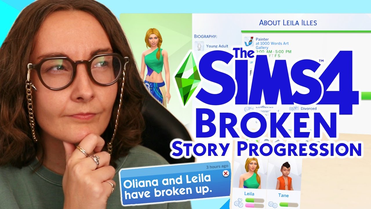 How are these Sims 4 Story Progression Settings still broken?