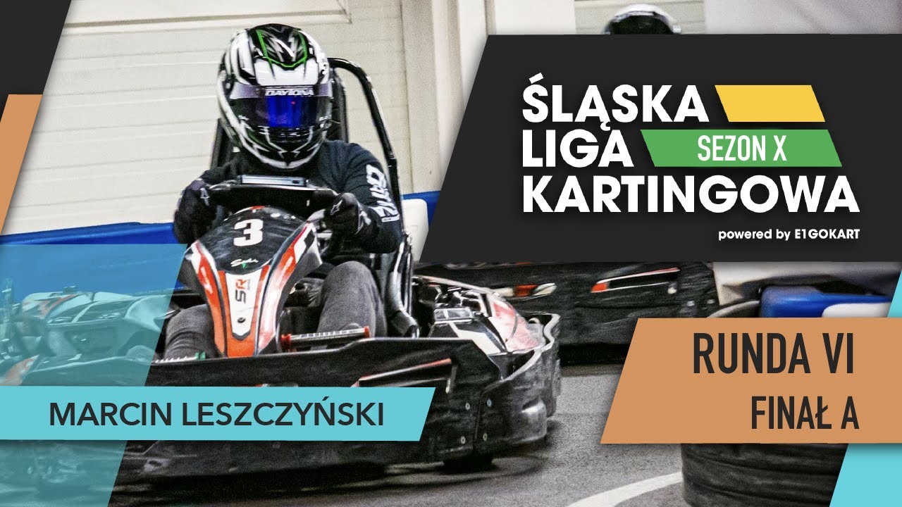 Marcin Leszczyński - Śląska Liga Kartingowa - Sezon 10 - Runda 4  - Finał B - E1Gokart Chorzów