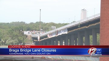 Construction on Braga Bridge