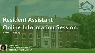 RA Online Information Session