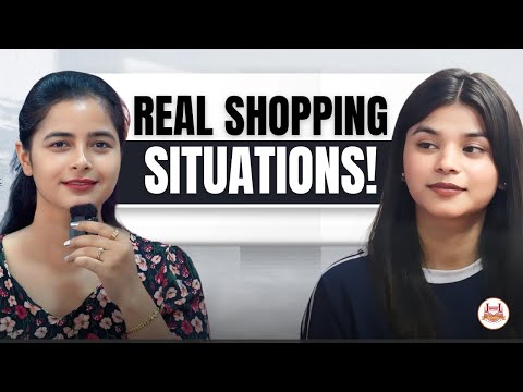 Learn English through Shopping | Funny Activities to Speak English | General English Conversation