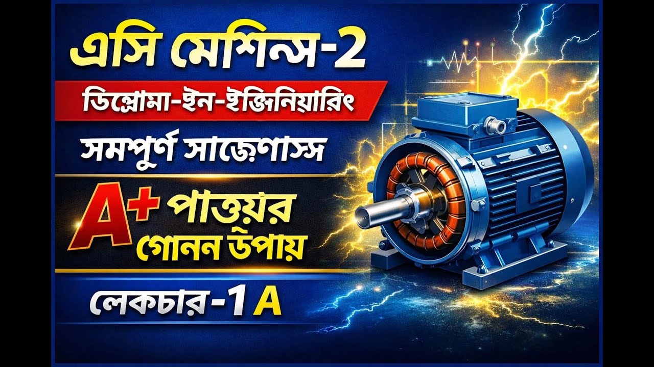 AC Machines-2 Lecture-1A | Diploma in Electrical Engineering | - YouTube