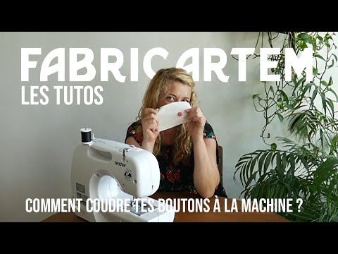 Coudre des boutons avec votre machine à coudre