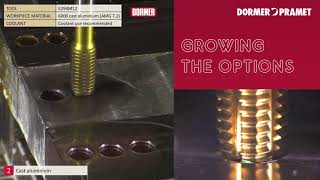 Dormer forming taps range expanded