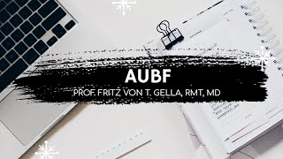 AUBF: Urine Smear Preparation, Reading and Reporting