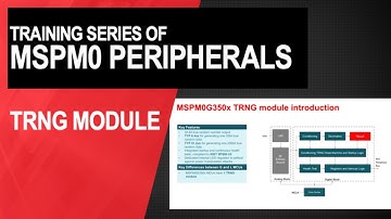 MSPM0 True Random Number Generator (TRNG) Introduction