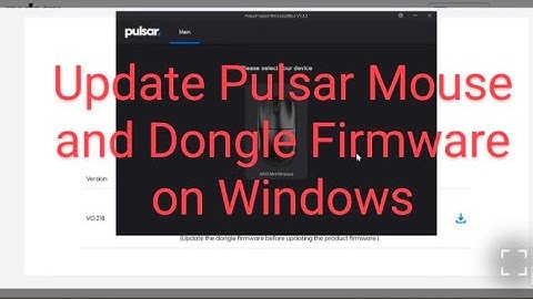 How to Update Pulsar Gaming Mouse and Dongle Firmware #pulsar #gaming #mouse #ytcreate #keychron