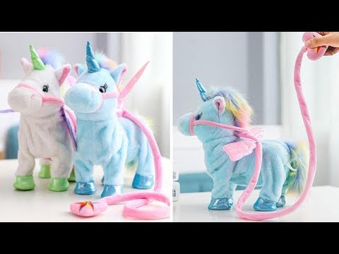 walking and singing unicorn