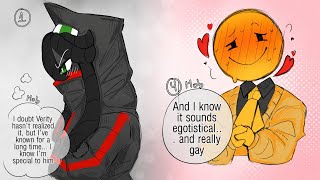 Verity And Mob Reveal Their Secret😳🌈,ThatMob x Verity | Minecraft Comic Dub 🔨👾