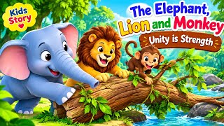 Details The Elephant, Lion and Monkey Story | Unity is Strength for Kids Guide