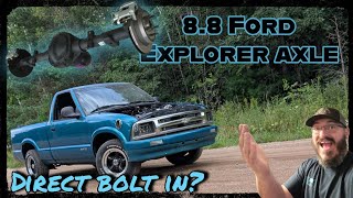 8.8 Ford Axle Swap! Direct Bolt in for the LTX SWAPPED S10!