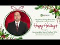 Holiday Message 2024 - Honourable Stacy Mather MBE