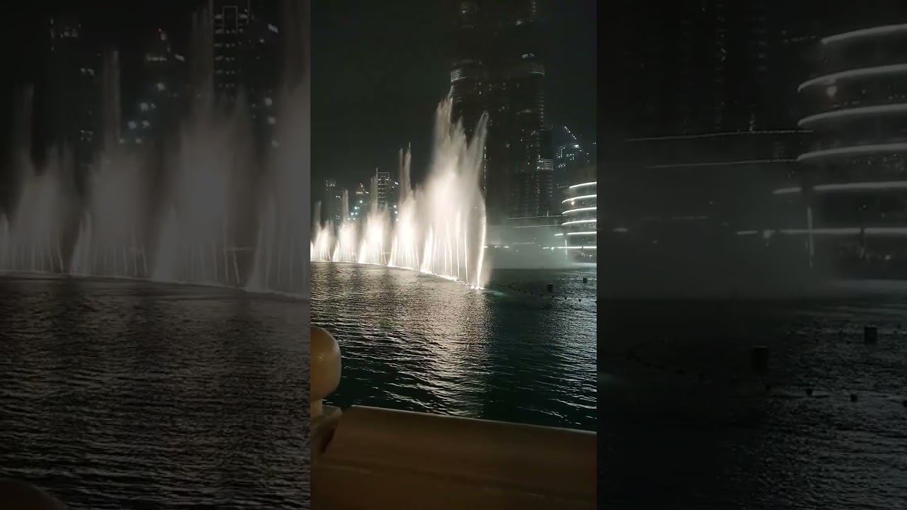 Dubai Fountain@Dubaimall Burj khalifa 2018 