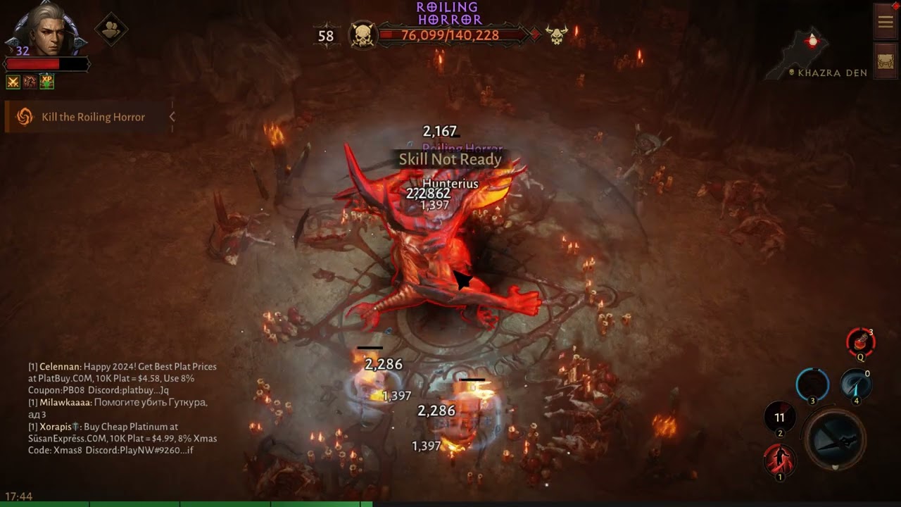 Diablo Immortal Roiling Horror
