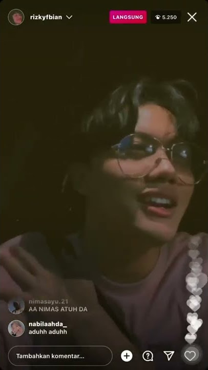 RIZKY GODAIN MAHALINI PAS LIVE INSTAGRAM BILANG PEGEL LINI #SHORTS #RIZKYFEBIAN #MAHALINIRAHARJA