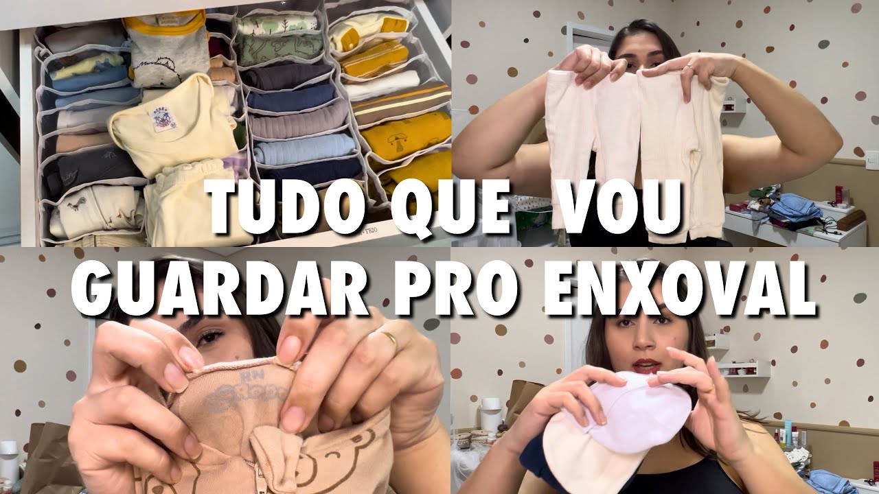 SEPAREI AS ROUPINHAS PRO ENXOVAL DA MARINA | Tudo que vou conseguir guardar do Augusto para a irmã ✨