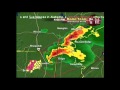 Richard Scott April 27, 2011 Tornado Coverage 4pm  - 5:15pm