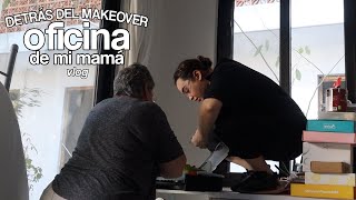 transformando la oficina de mi mamá 📐✨✂️  DETRÁS DEL MAKEOVER