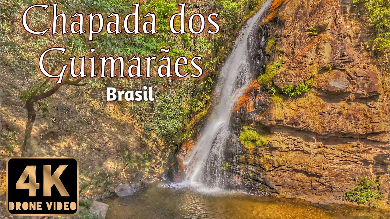 Chapada dos Guimarães, Mato Grosso, Brasil Drone 4K HDR