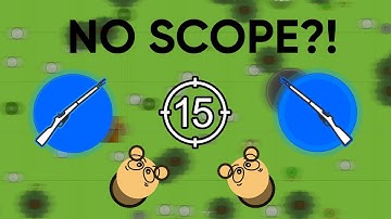 SNIPING WITH 15-SCOPE!! — SURVEV.IO GAMEPLAY