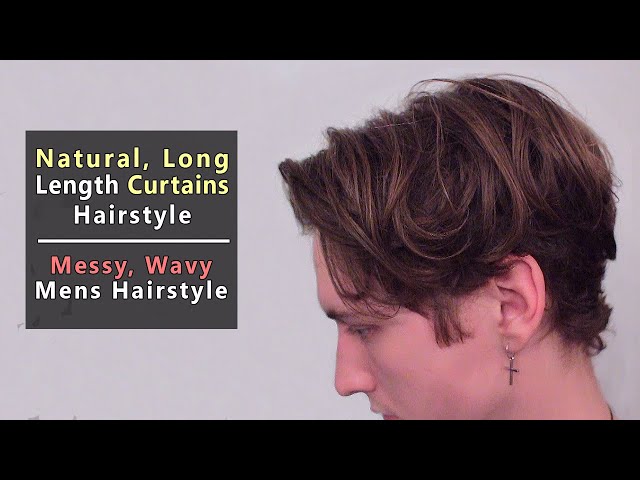 How to get curtains hair style - YouTube