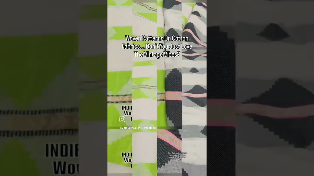 Patterned fabrics for 