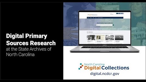 Finding Digitized Primary Sources at the State Archives